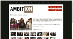 Desktop Screenshot of ambition.org