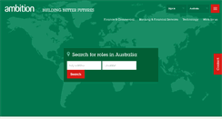 Desktop Screenshot of ambition.com.au
