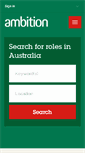 Mobile Screenshot of ambition.com.au