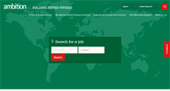 Desktop Screenshot of ambition.co.uk