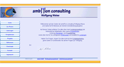 Desktop Screenshot of ambition.de