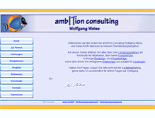 Tablet Screenshot of ambition.de